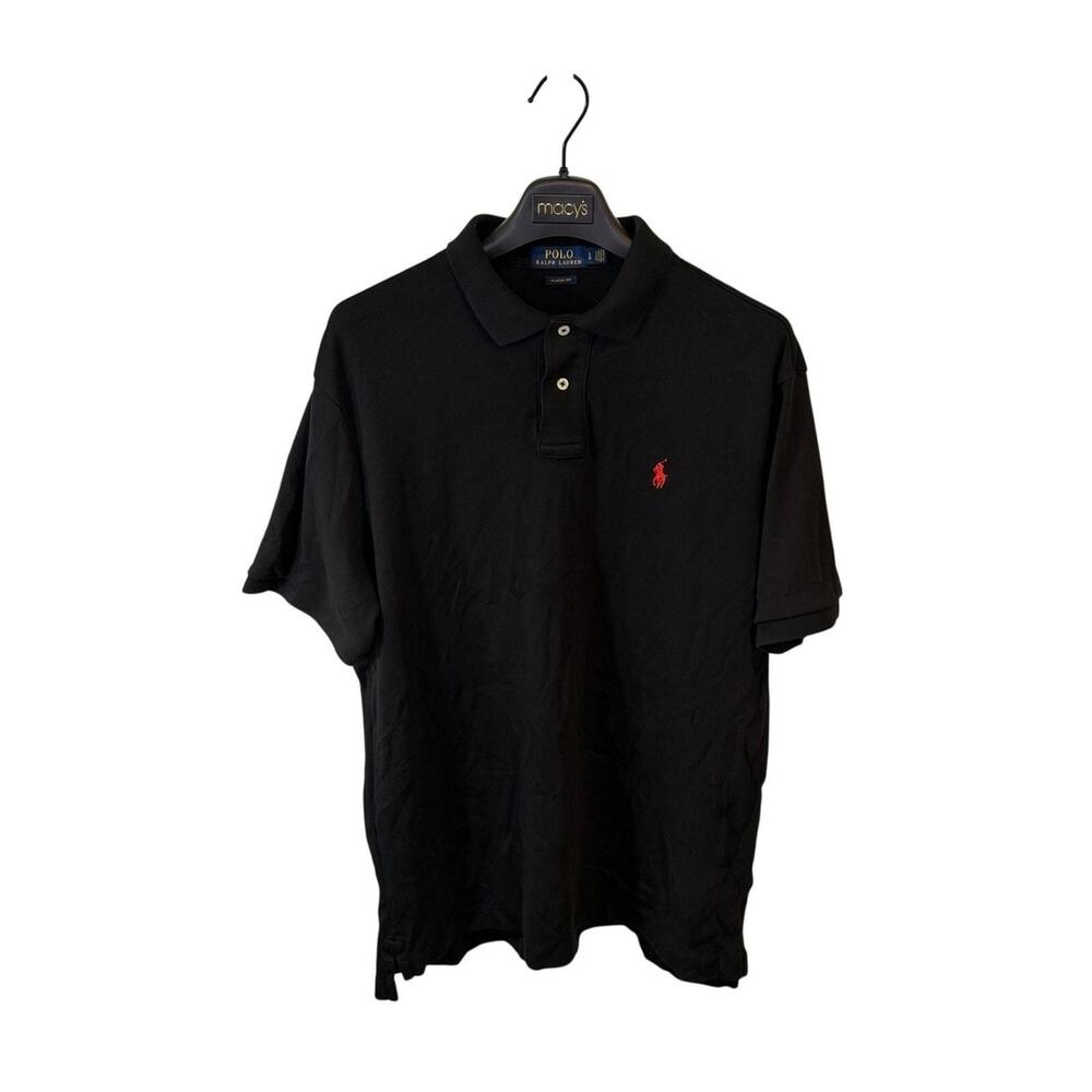 Polo Ralph Lauren Men's Polo | Black | L | Classic Fit Pre-Owned